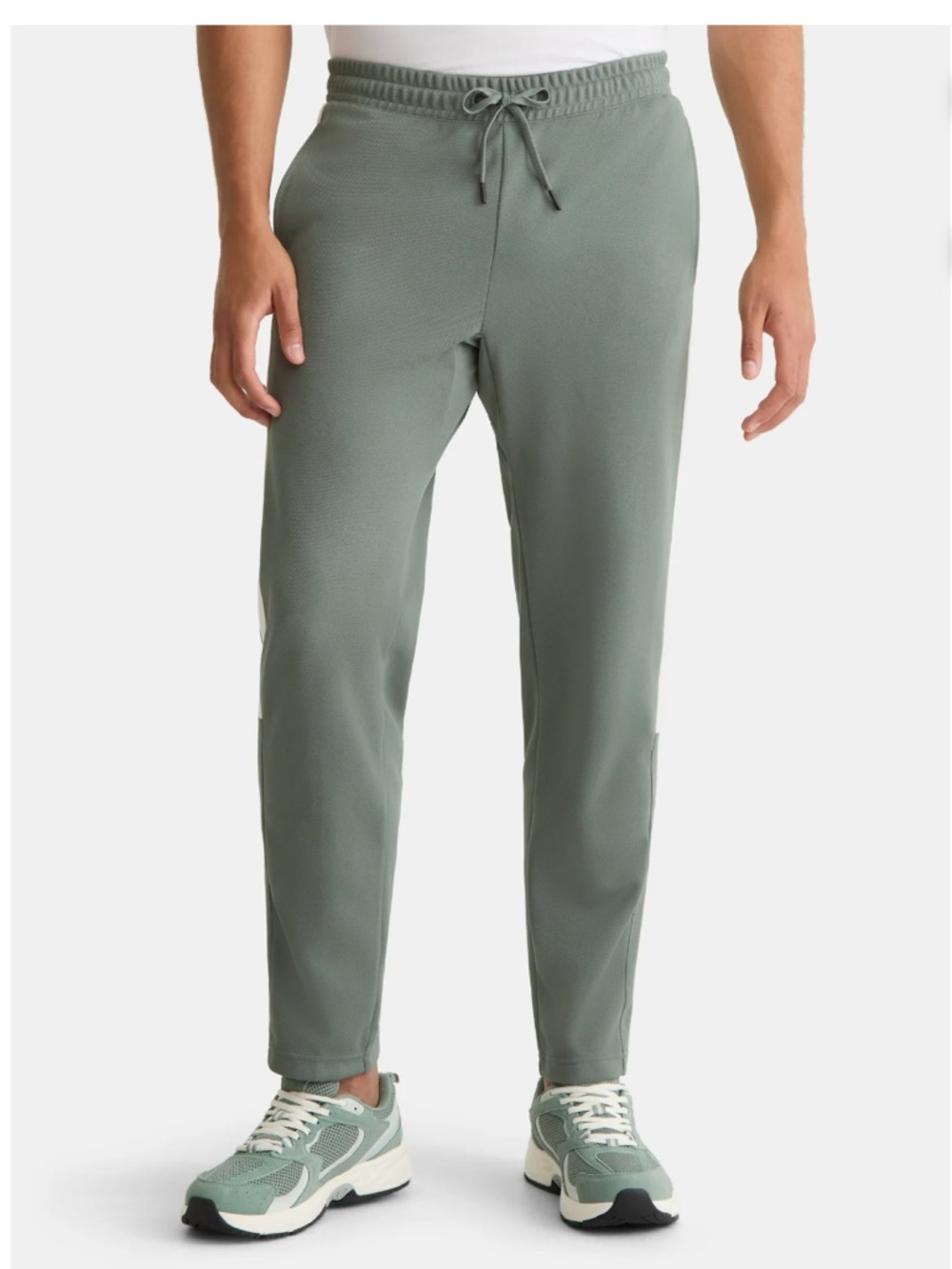 Athletic Works Men's Olive Green Jogger Sweatpants